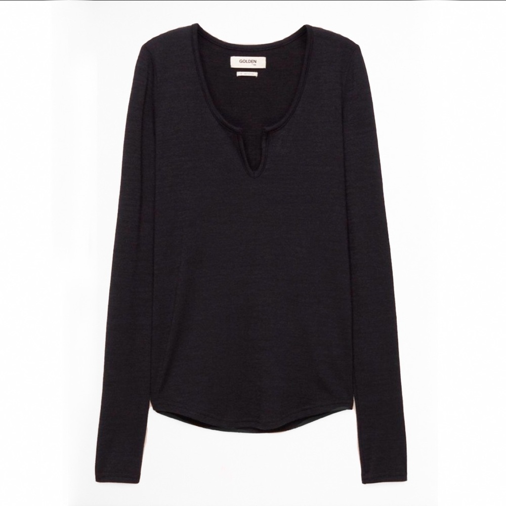 ♡ Aritzia TNA Black Longsleeve Top